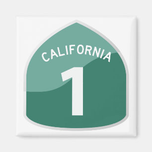 California State Route 1 Pacific Coast Highway Magnet