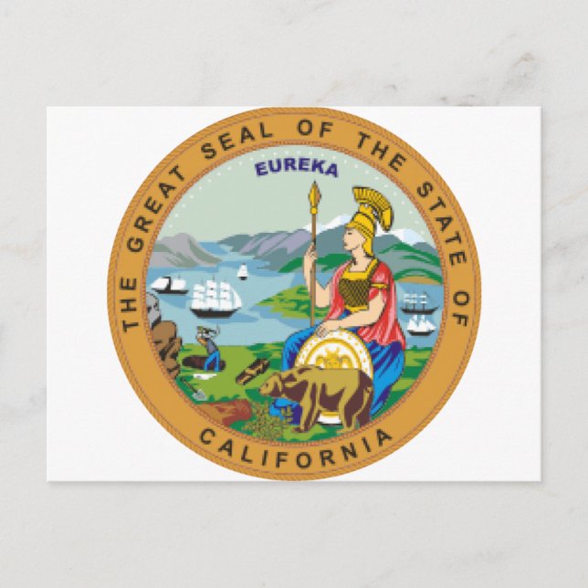 California State Seal Postcard (Front)