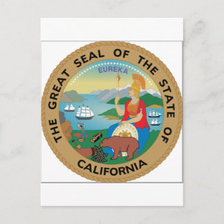 California State Seal Postcard
