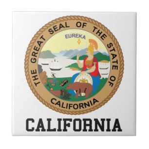 California State Seal Tile