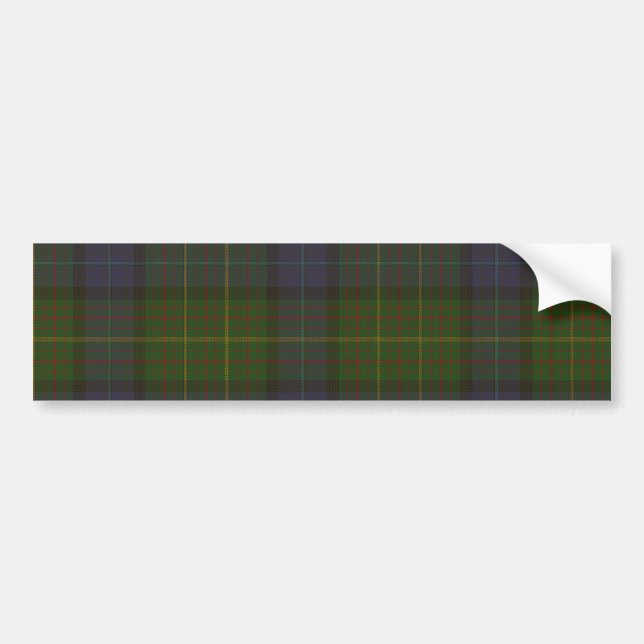California state tartan bumper sticker (Front)