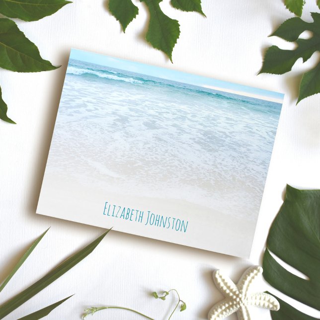 California summer ocean waves beach photo custom notepad (Creator Uploaded)