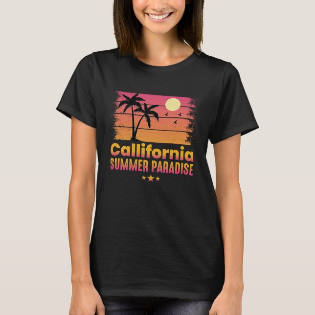 California Summer Paradise kids T-Shirt (Front)
