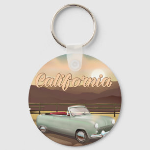 California Sunset Keychain
