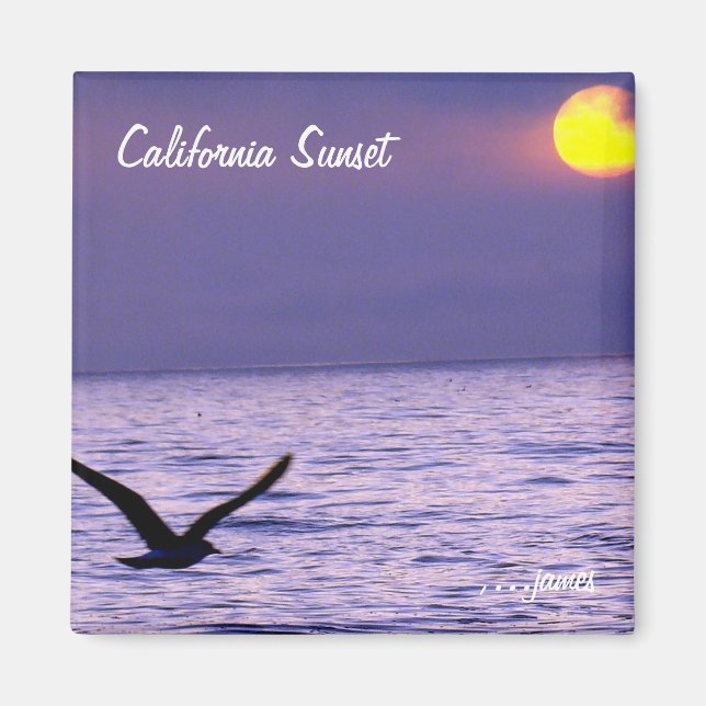 California Sunset Magnet (Front)