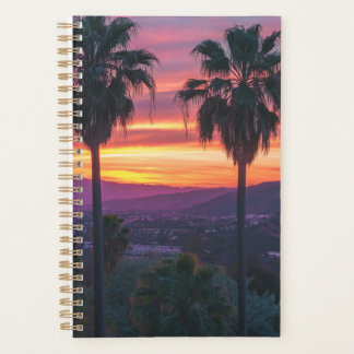 California Sunset Notebook Planner