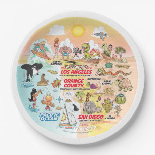 California Sunset Plate