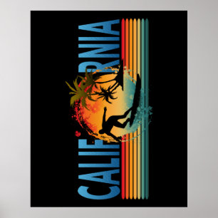 CALIFORNIA SUNSET SUMMER POSTER