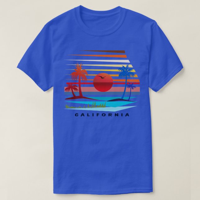 California Sunset TShirt (Design Front)