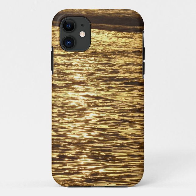 California Sunset Waves Ocean Seascape Case-Mate iPhone Case (Back)