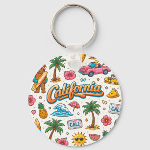 California Sunshine Keychain