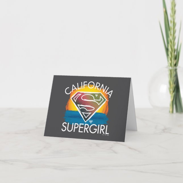 California Supergirl Sunset Graphic (Devant)