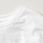 California Supergirl Sunset Graphic Toddler T-shirt (Detail - Neck (in White))