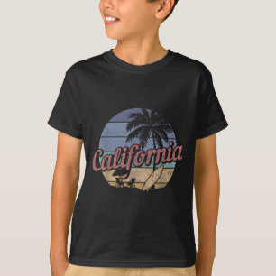 California Surf Vintage Souvenir Cali Beach Surfer T-Shirt