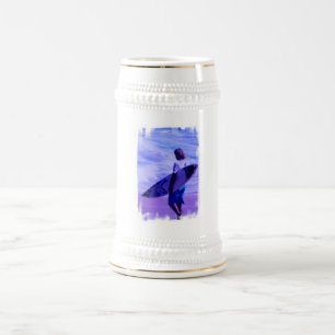 California Surfer Beer Stein