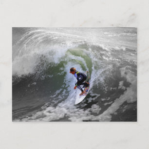 California Surfer Boy Postcard
