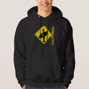 California surfer crosswalk hoodie