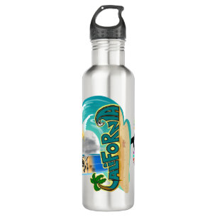 California Surfing 710 Ml Water Bottle