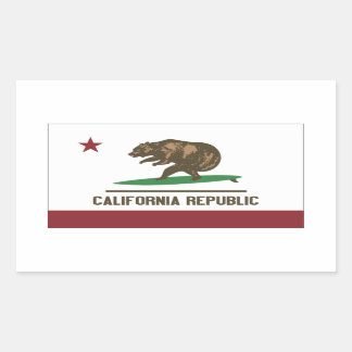 California Surfing Bear Sticker