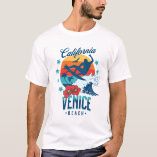 California Surfing Venice beach T-Shirt