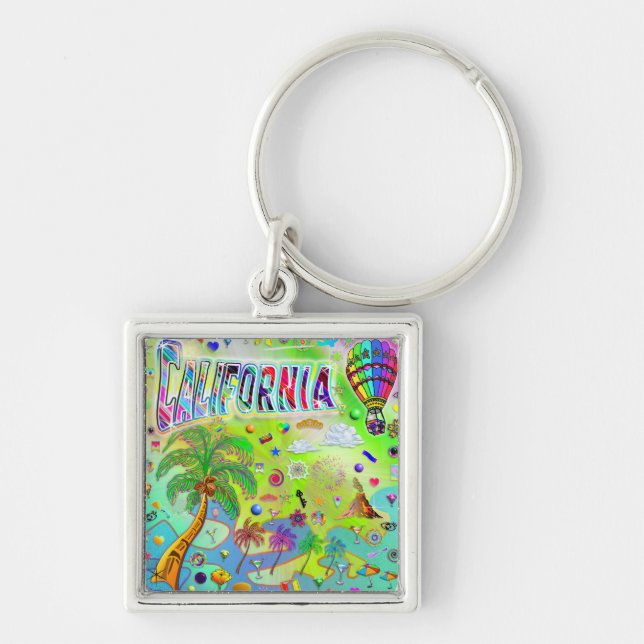 California Timeless Melody Keychain (Front)
