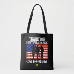 California Tote Bag Canvas Tote Christmas