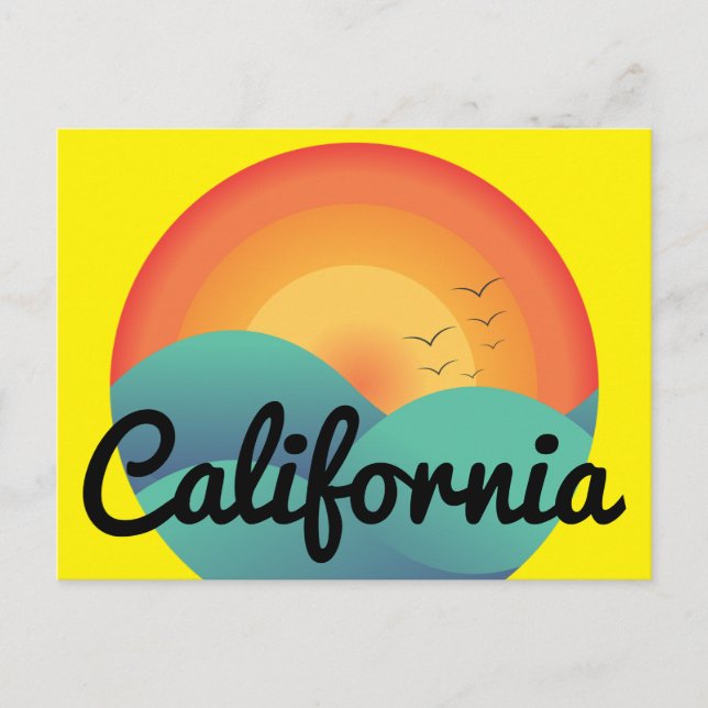 California Travel Postcard (Front)
