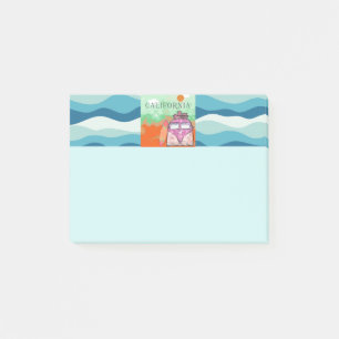 California Travel Poster Post-it Notes