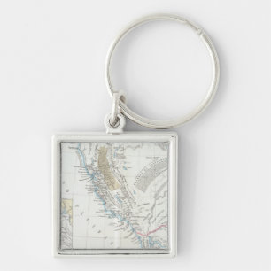 California United States Keychain