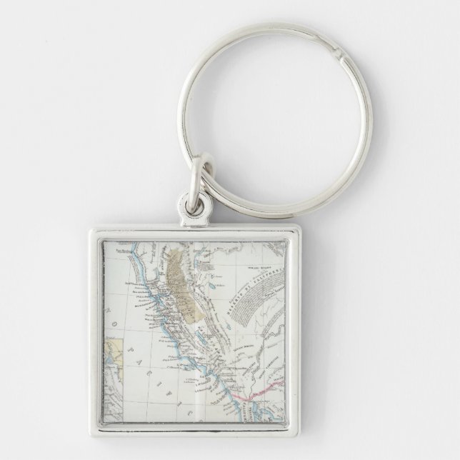 California United States Keychain (Front)