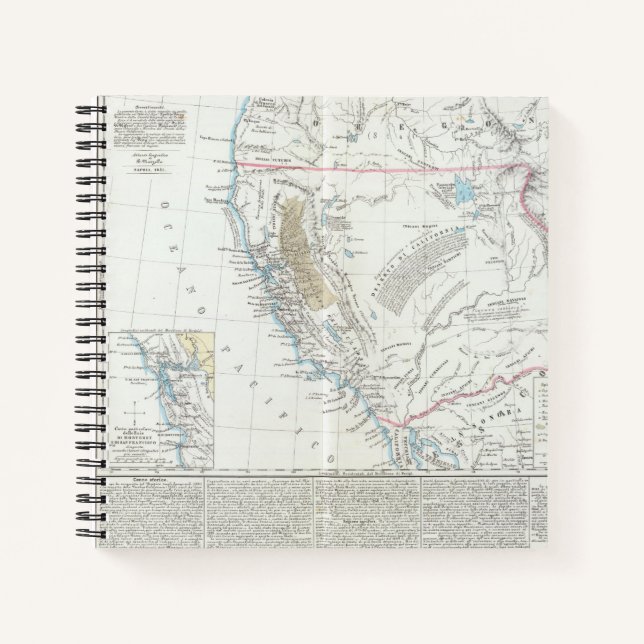 California United States Notebook (Front)