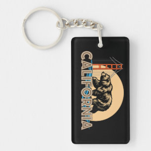 California United States of America Keychain