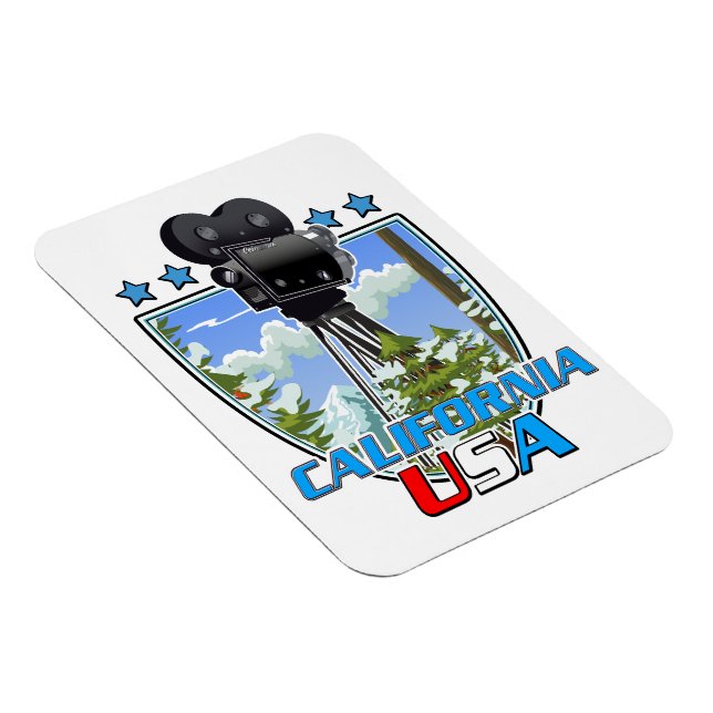 California USA Magnet (Right Side)