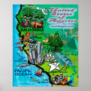 California USA Poster