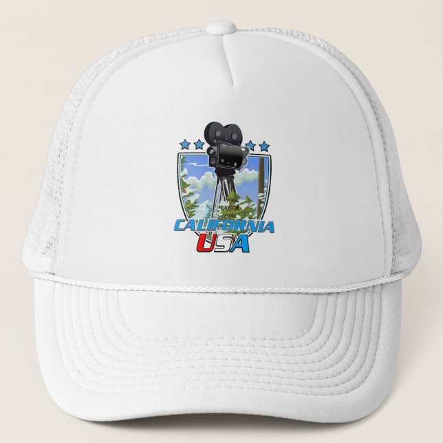 California USA Trucker Hat (Front)
