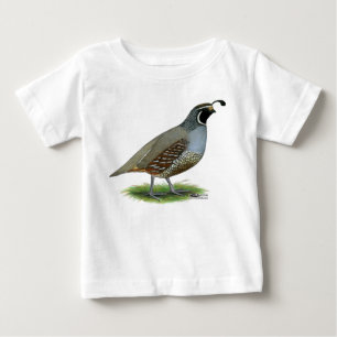 California Valley Quail Baby T-Shirt