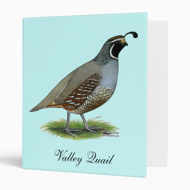 California Valley Quail Binder (Front/Inside)