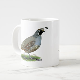 California Valley Quail Large Coffee Mug