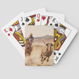 “California Vaquero” by Edward Borein Playing Cards