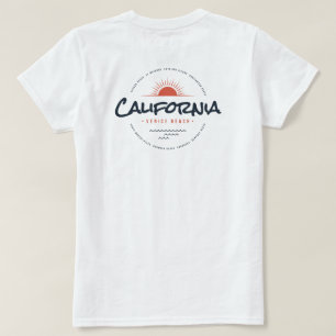 California Venice Beach Vintage Sunset Surf T-Shirt