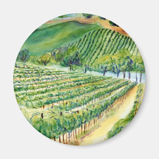 California Vineyard Magnet (Front)