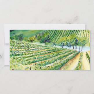 California Vineyard Photo Card