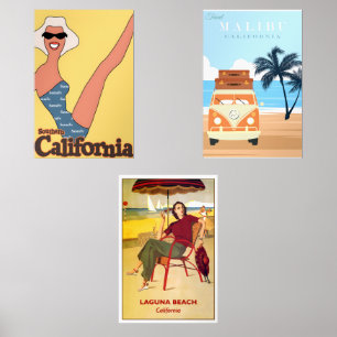 California vintage posters