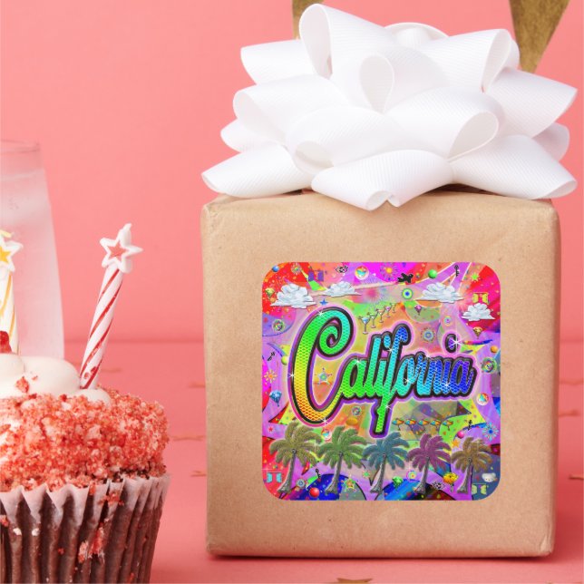 California Vista Express Sticker (Party)