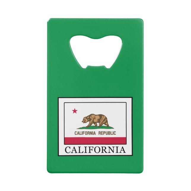 California Wallet Bottle Opener (Front)