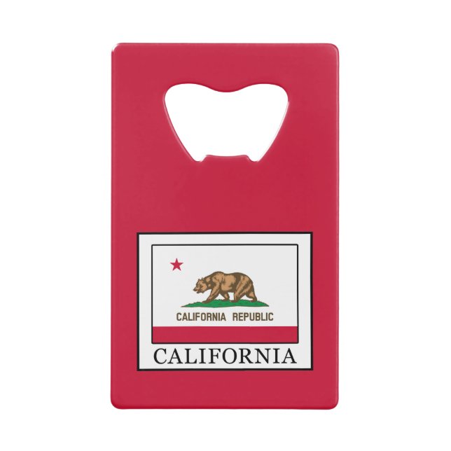 California Wallet Bottle Opener (Front)