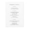 California Wedding Welcome Letter & Itinerary