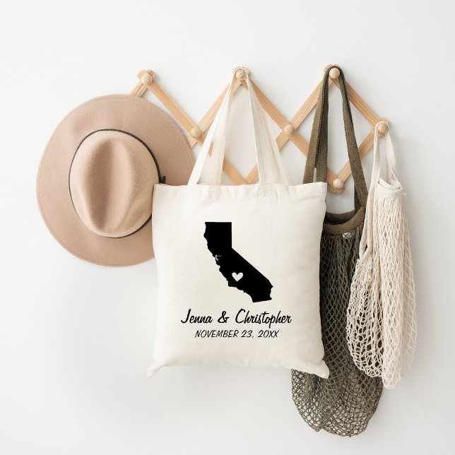 California Wedding Welcome Tote Bag (Creator Uploaded)