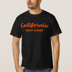 California West Coast Nice Design Text T-Shirt
