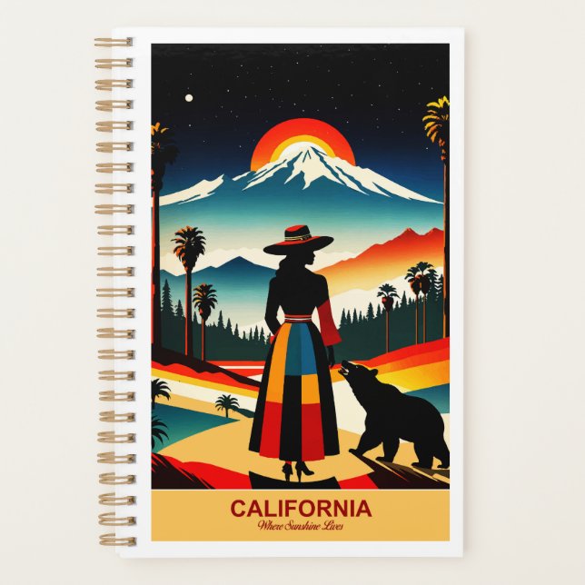 California: Where Sunshine Lives Planner (Front)